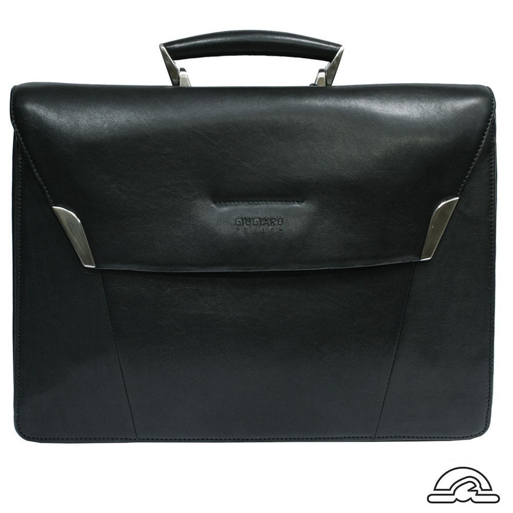 

Портфель кожаный Tony Perotti Giugiaro 9427-40 nero черный