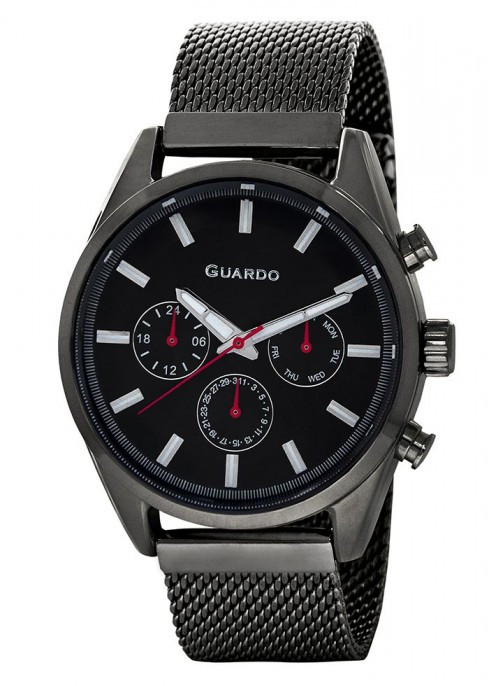 

Часы Guardo PREMIUM P11661(m) BBB браслет V кварц.