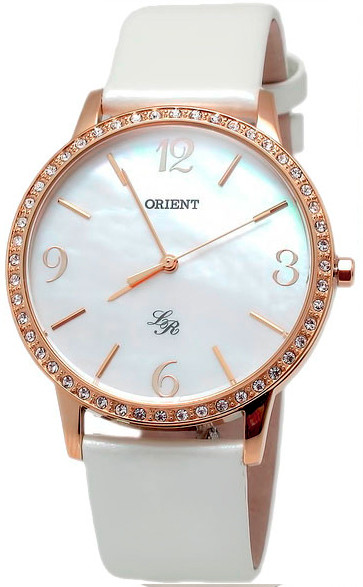 

Женские наручные часы Orient FQC0H002W0 кварцевые с кожаным ремешком