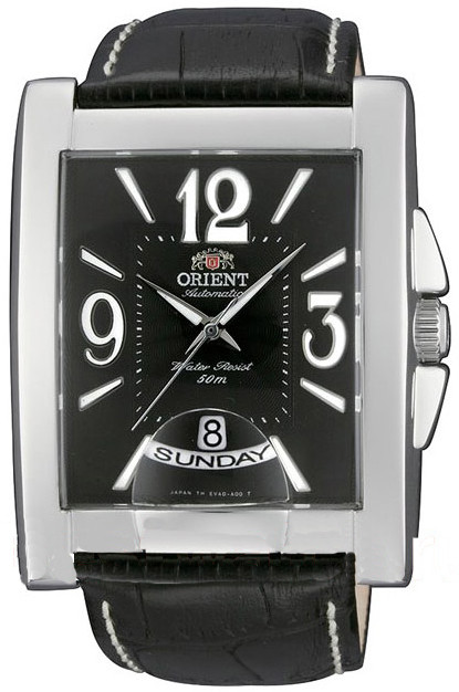 

Мужские наручные часы Orient FEVAD001BT с кожаным ремешком механические