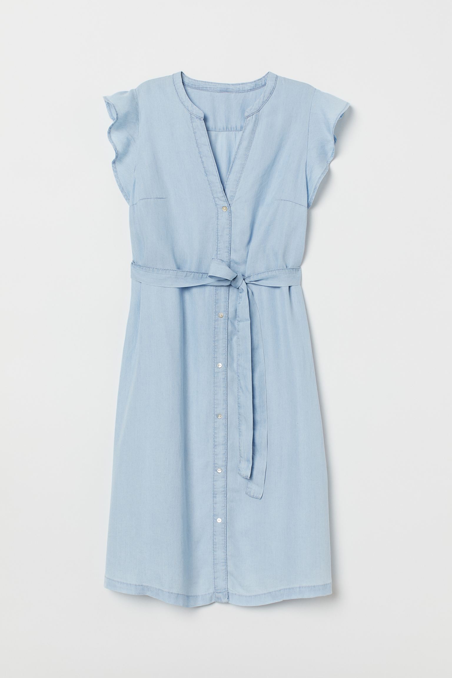 

Платье для беременных H&M XL Светло-голубой 6941629dm_светло-голубой