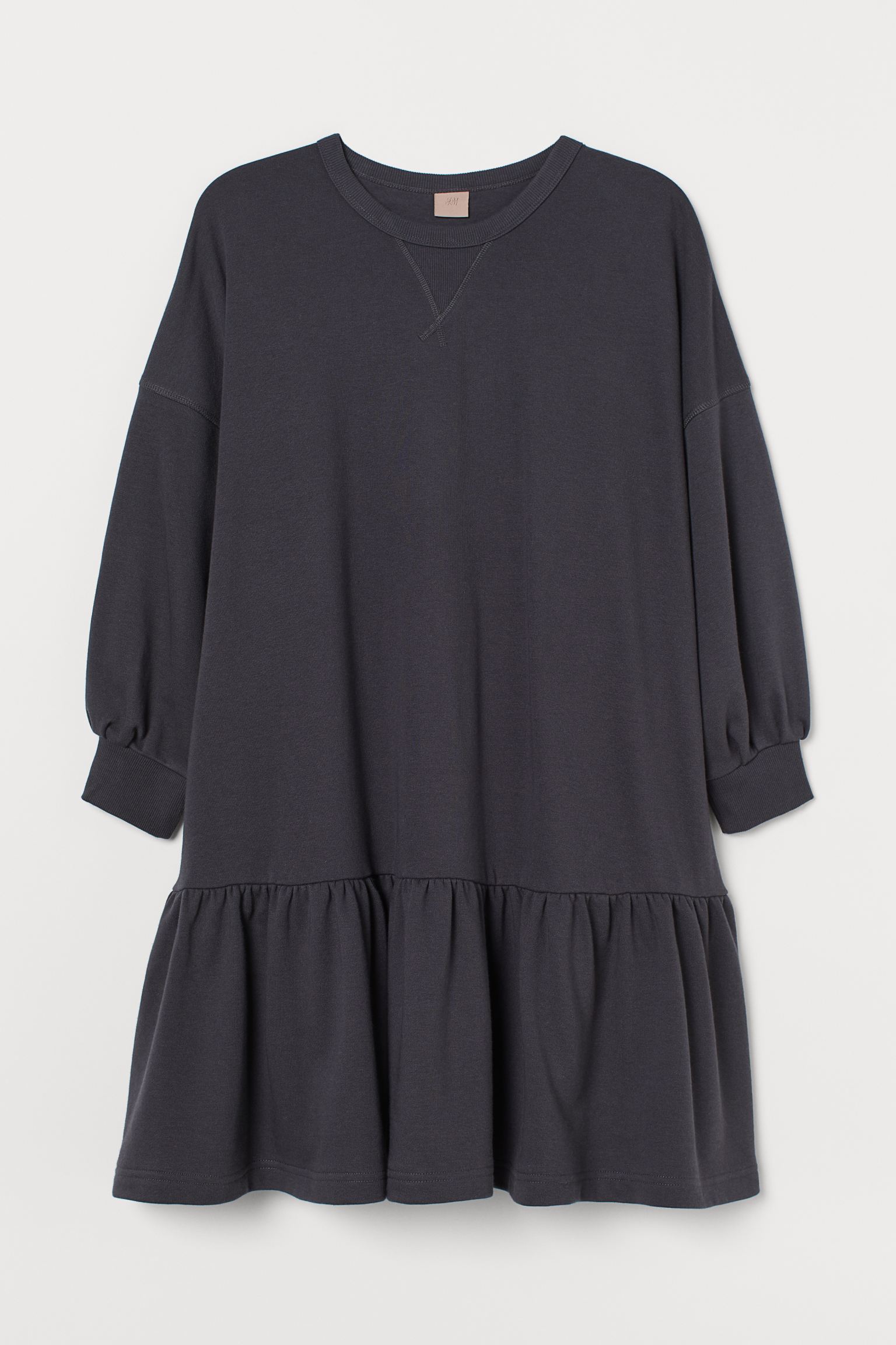

Платье-свитшот H&M 2XL Графитовый 9002632wtr_Графитовый