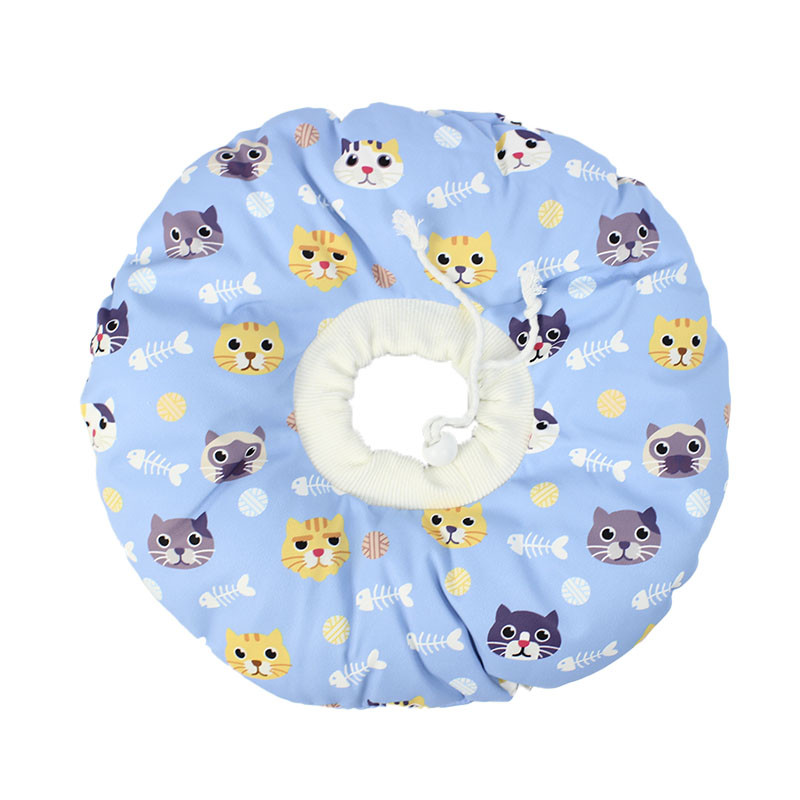 

Мягкий воротник-подушка Hoopet 19G0005GF Blue Cats XL