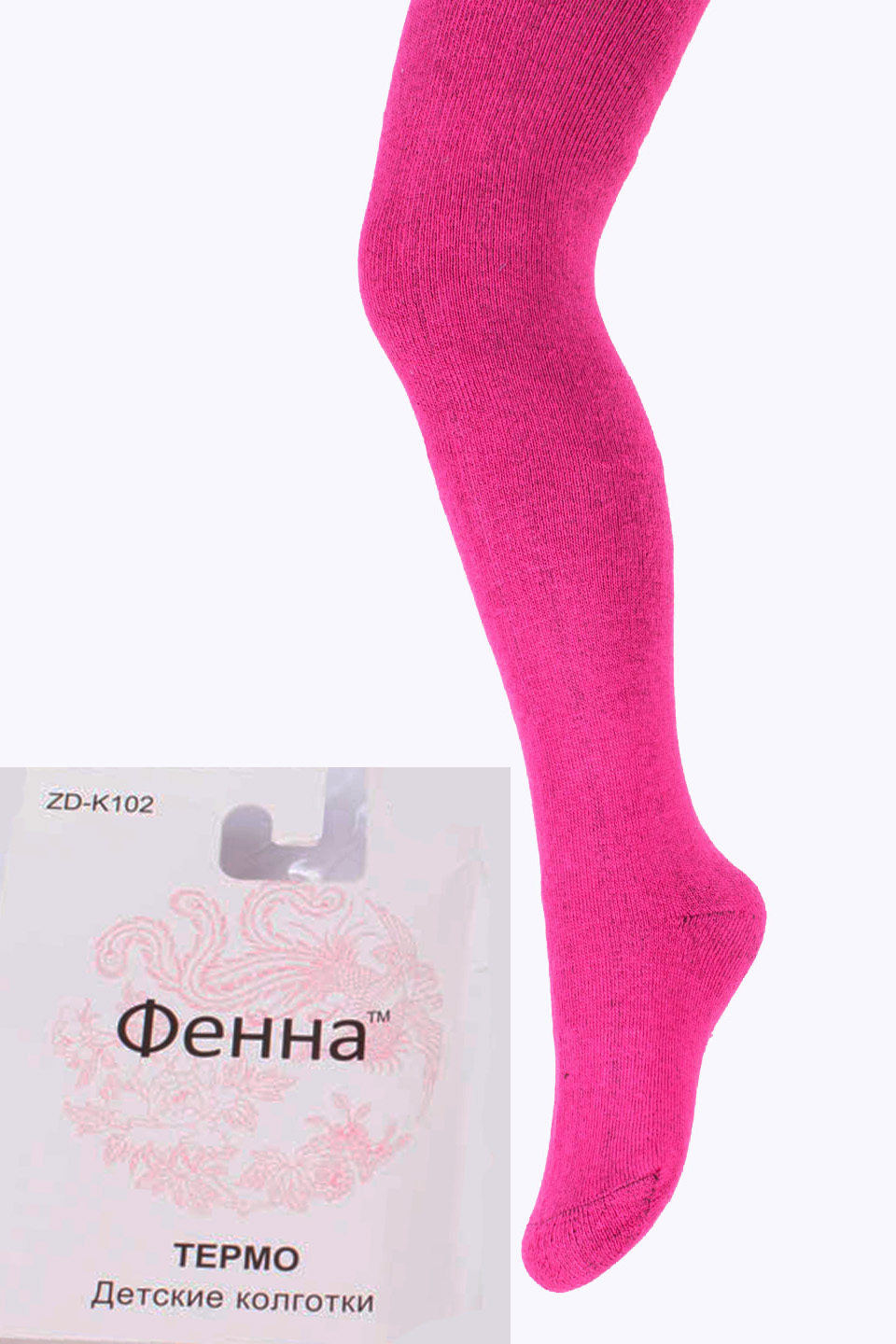 

Детские махровые однотонные колготки Фенна ZD-K102-3 104-116