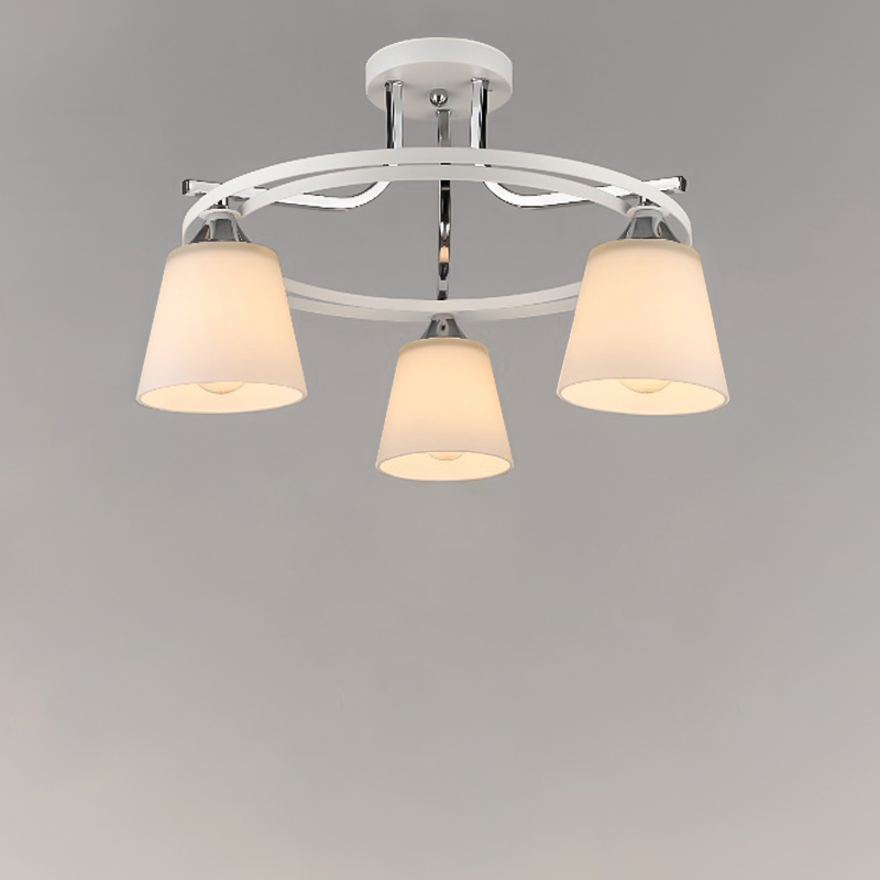 

Люстра стельова Light House SRS-16387/3 біла + хром