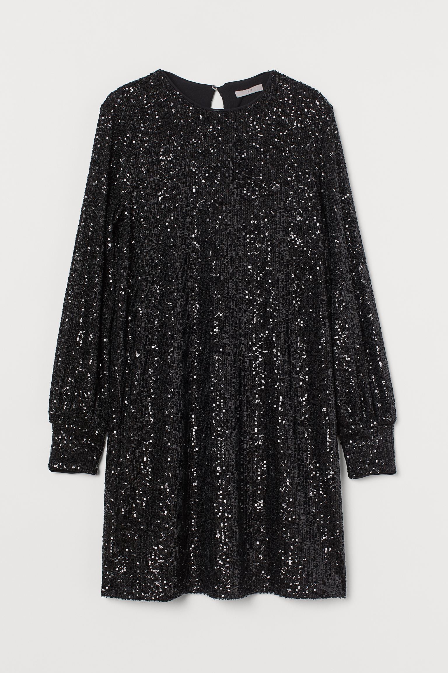 

Платье с пайетками H&M S Черный 9268052sm_Черный