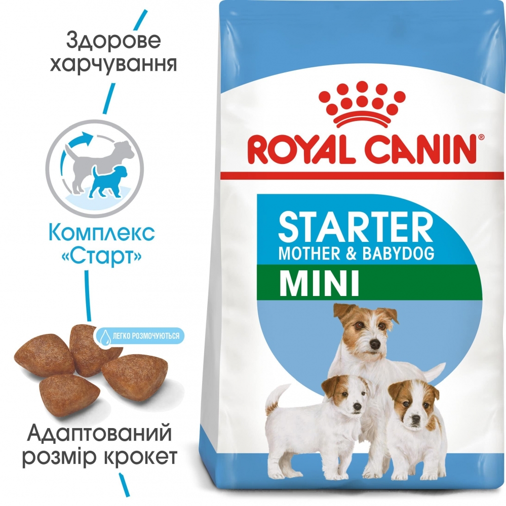 

Сухой корм Royal Canin Mini Starter для собак мелких пород в период беременности и лактации 8.5 кг