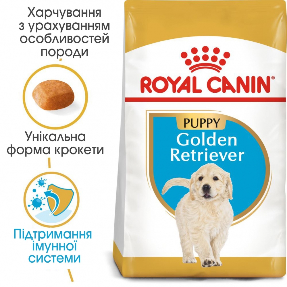 

Сухой корм Royal Canin Golden Retriever Puppy для щенков до 15 месяцев 12 кг