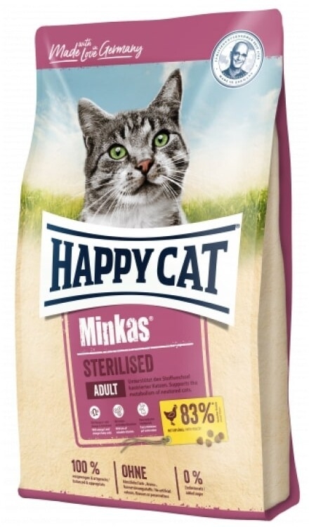 

Сухой корм для котов Happy Cat Minkas Sterilised 10 кг