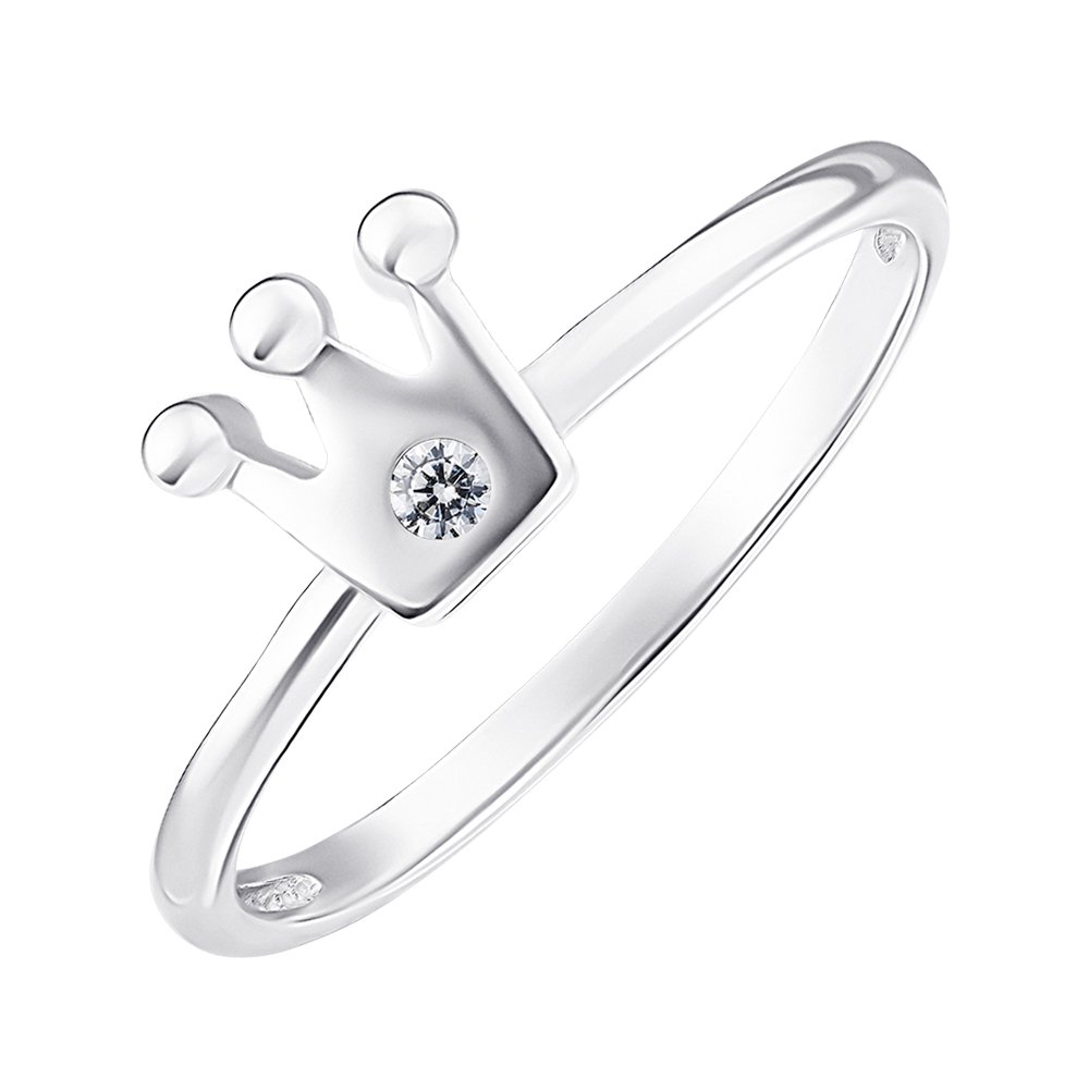 

Серебряное кольцо с фианитом 000148846 16 размера