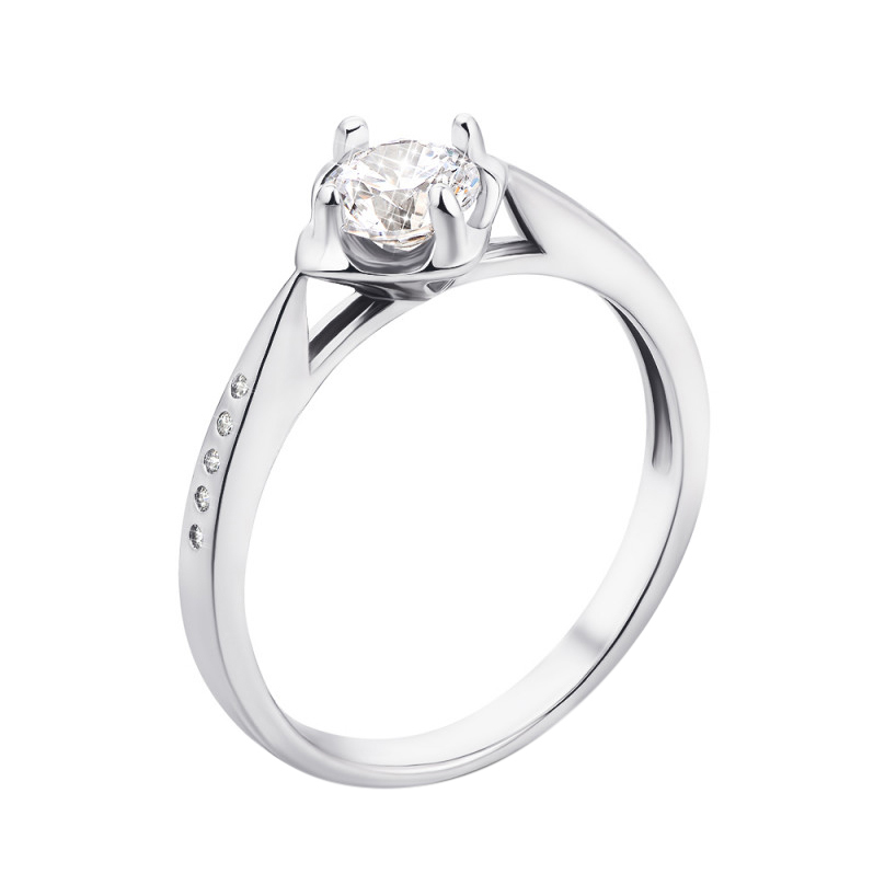 

Серебряное кольцо с фианитами 000133093 16 размера
