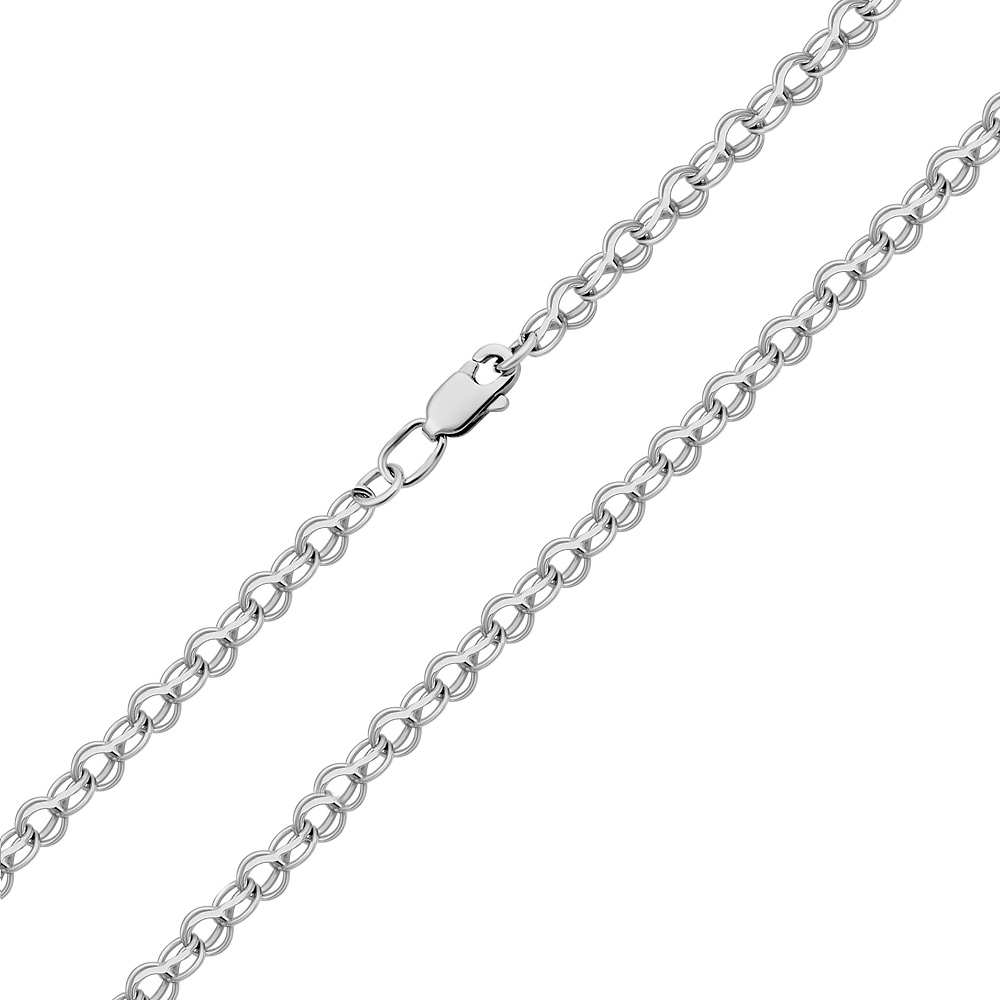

Серебряная цепочка в плетении бисмарк, 2,5мм 000125230 55 размера