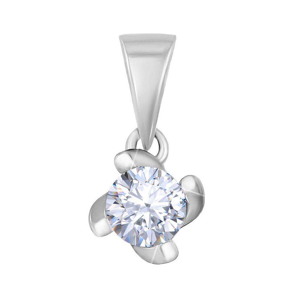 

Кулон из белого золота с фианитом S Zirconia 000130969
