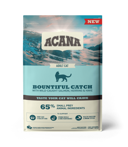 

Сухой корм для взрослых кошек с рыбой Bountiful Catch 4.5 кг Acana BGL-AC-208