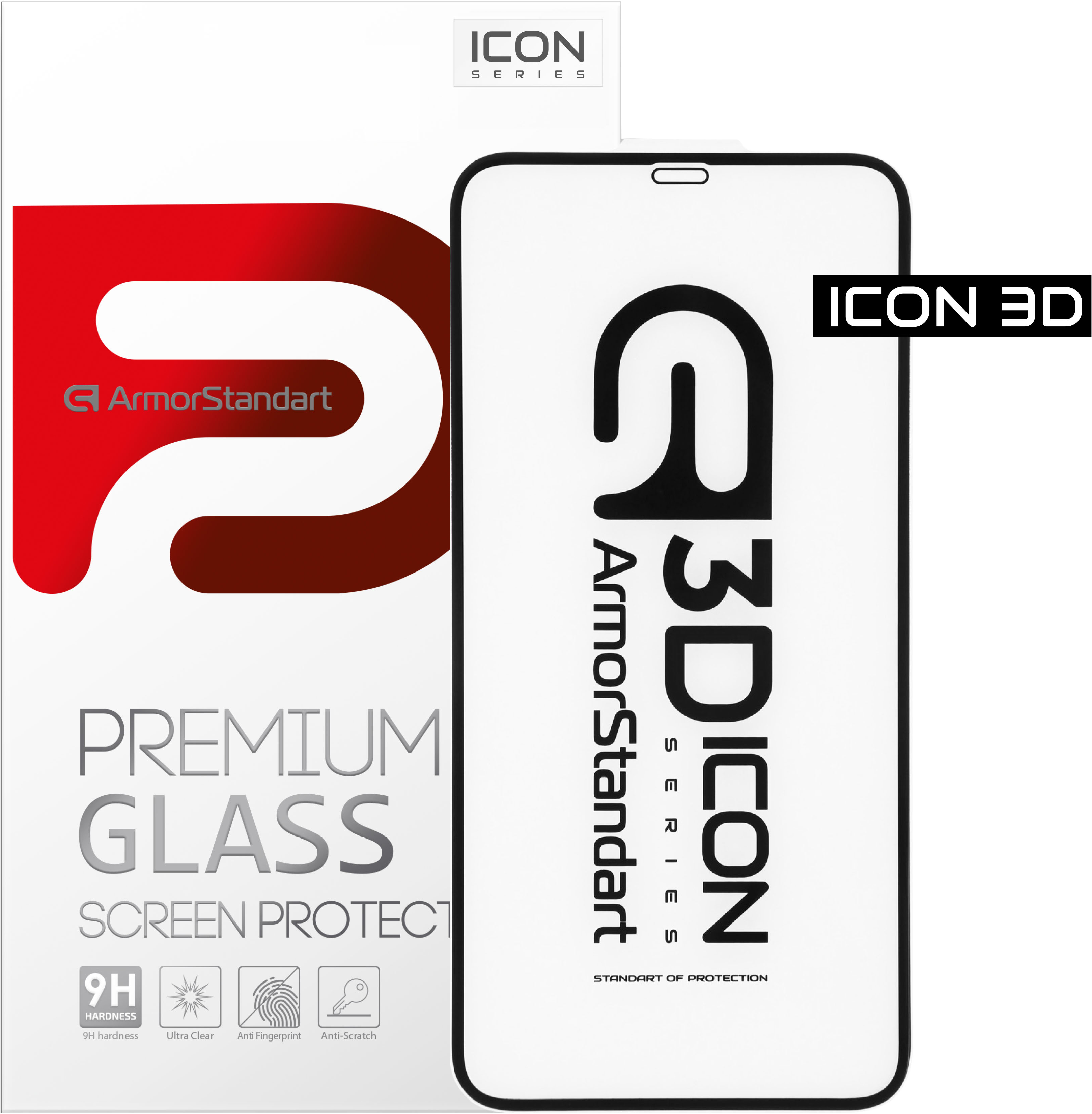 

Защитное стекло ArmorStandart Icon Evo для Apple iPhone 12 Mini Black