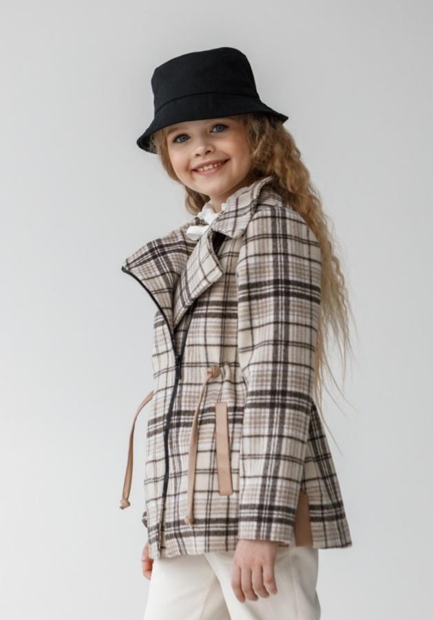 

Пальто Suzie Д7703704бежевий, клітинка 152