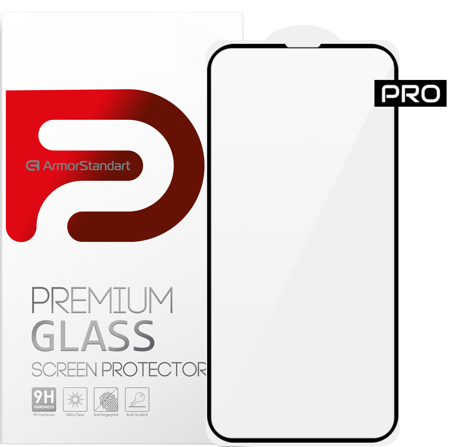 

Защитное стекло ArmorStandart Pro 3D для Apple iPhone 13 Pro Max Black