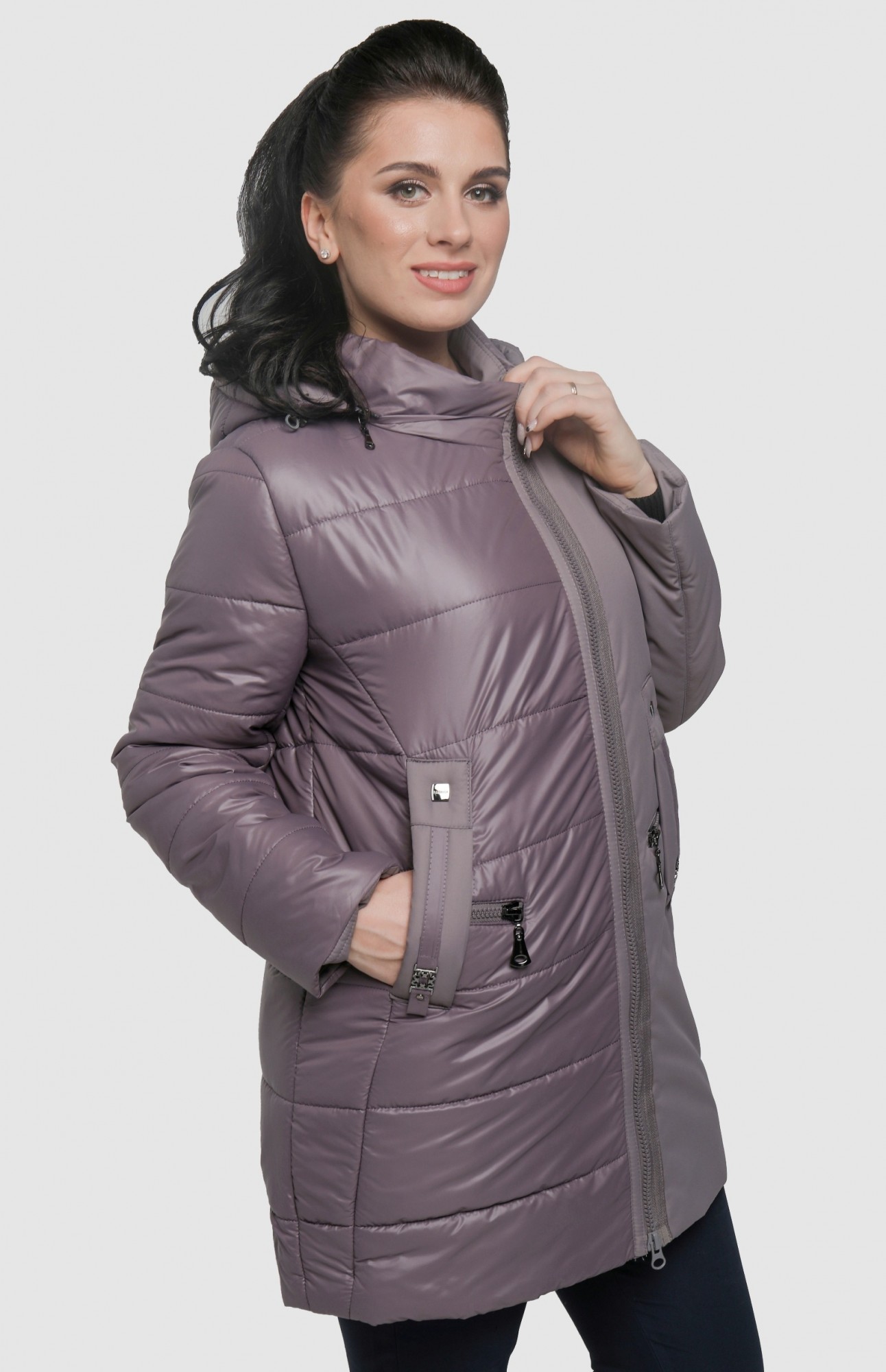 

Куртка Exclusive moda М-239  Пудра, Куртка Exclusive moda М-239 52 Пудра