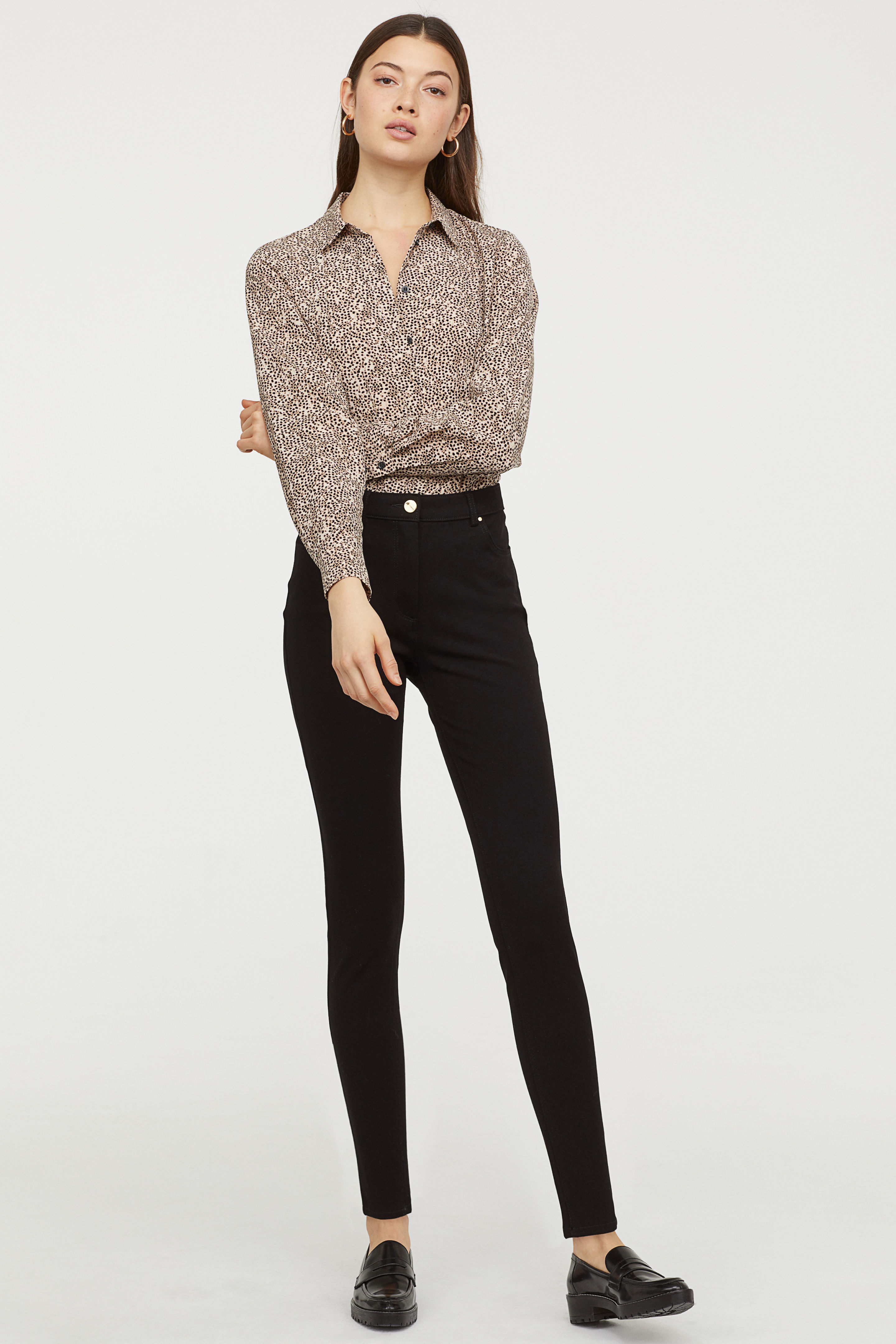 

Брюки H&M 40 Черный 5784767RP5_Черный