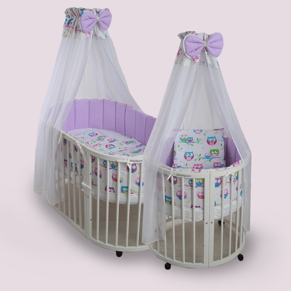

Классический постельный набор BabyKomfort 2в1 "Колорит Совушки" сиреневый