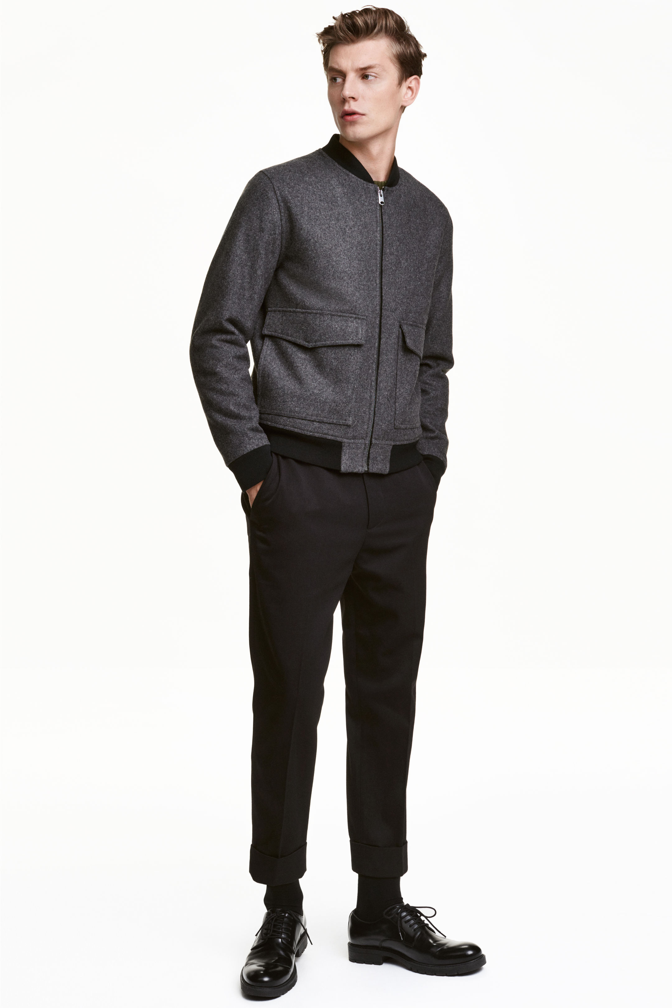

Брюки H&M 54 Черный 12-4472934_черный
