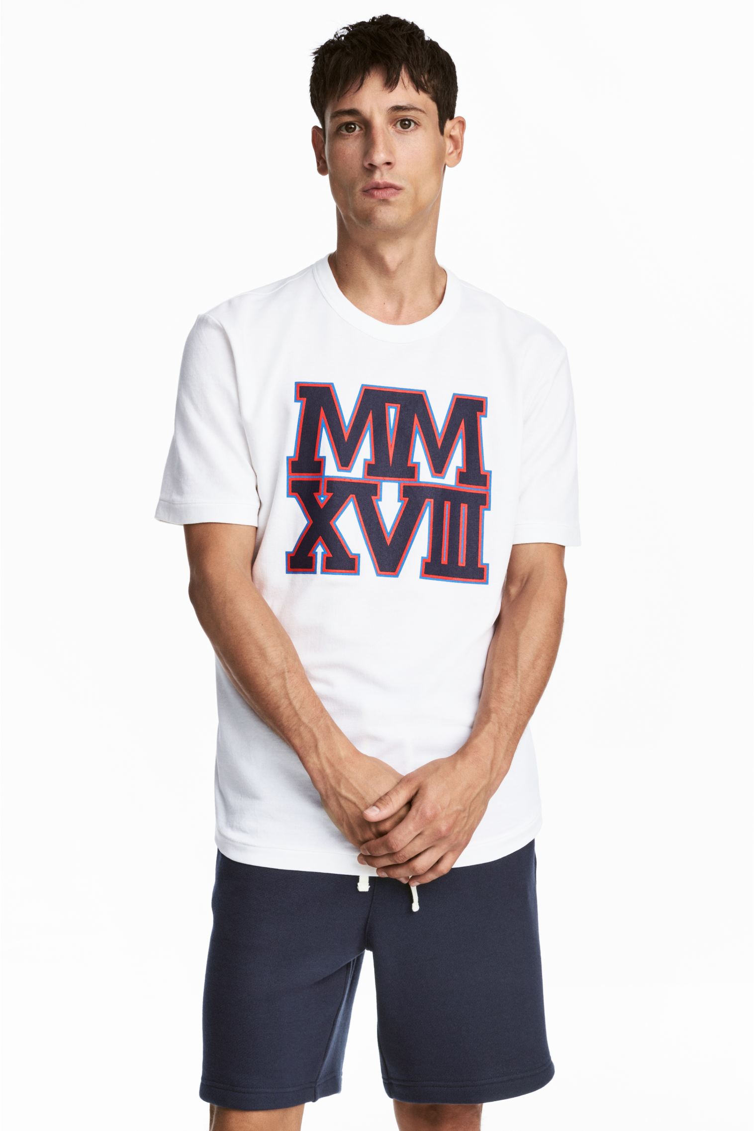 

Футболка H&M XS Белый 5250876RP21_белый