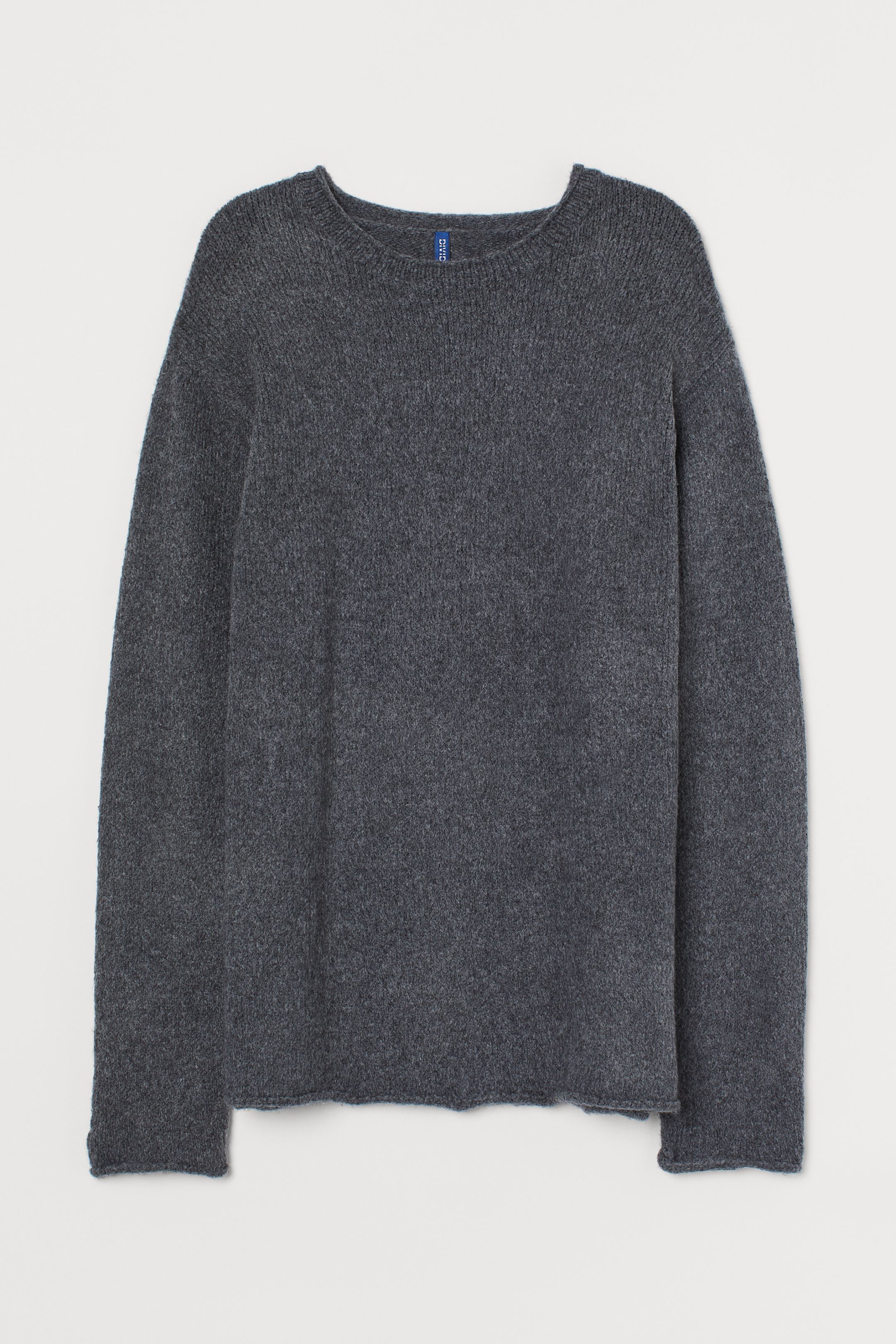 

Свитер H&M L темно-серый меланж 7552010wt_темно-серый меланж
