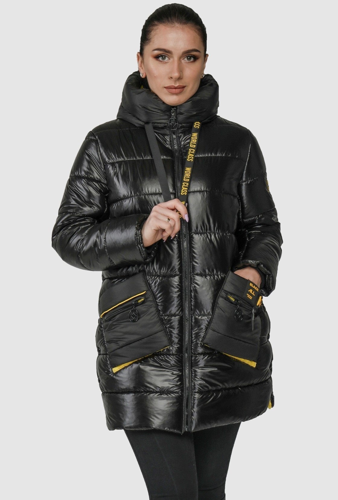 

Куртка Exclusive moda М-254 56 Черный
