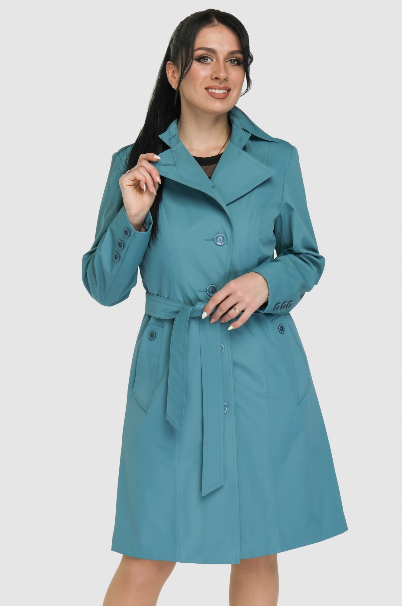 

Плащ Exclusive moda М-260  Мята, Плащ Exclusive moda М-260 48 Мята