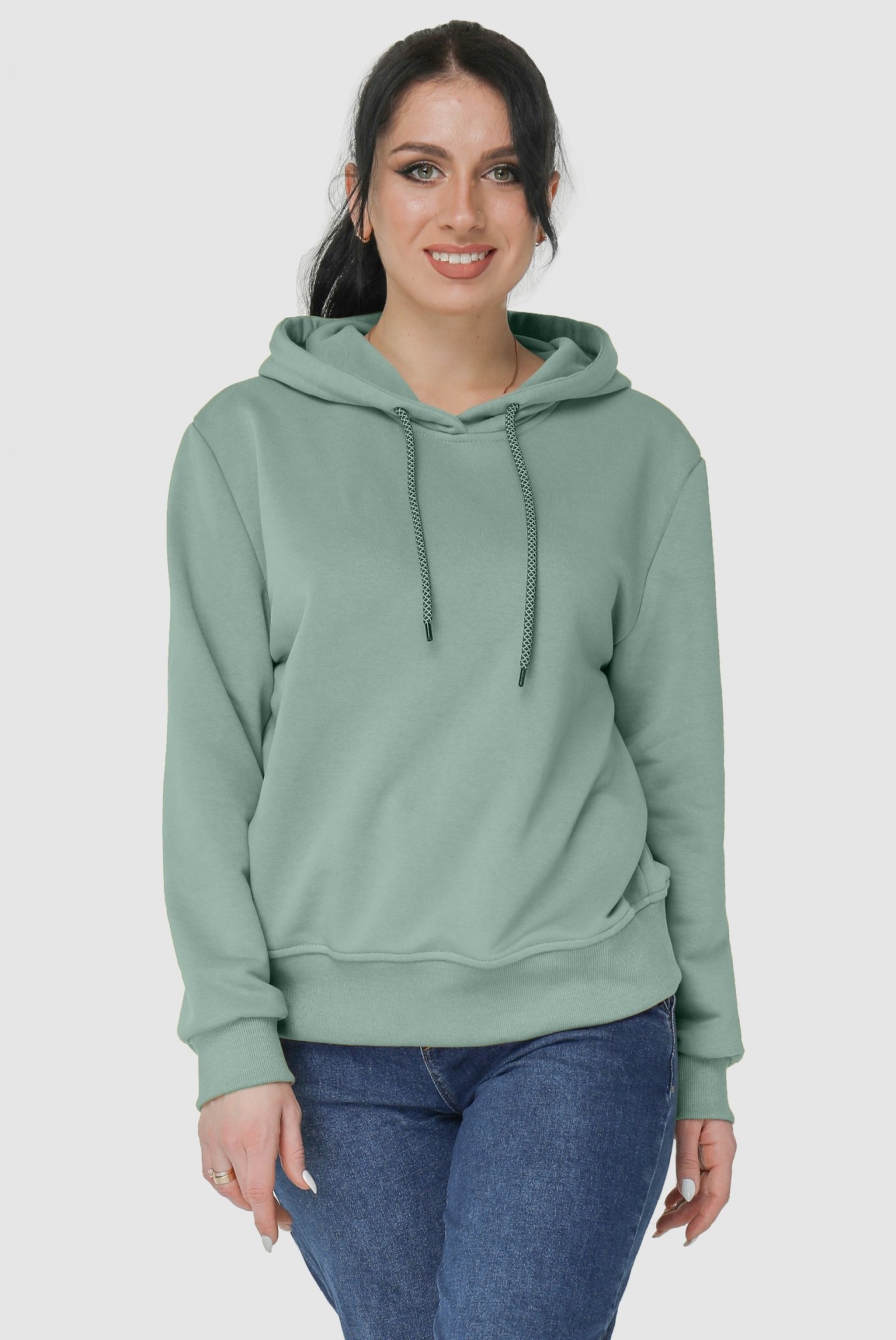 

Худи For women М-310  Оливковый, Худи For women М-310 52 Оливковый
