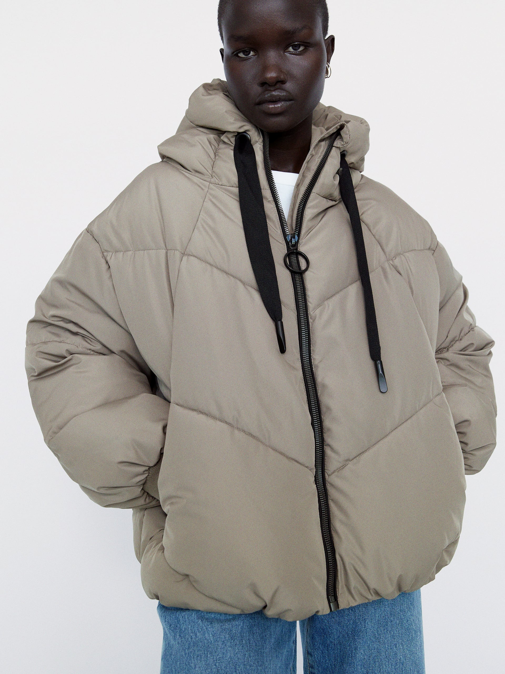 

Куртка Zara 3046/730/832 XL Бежевая