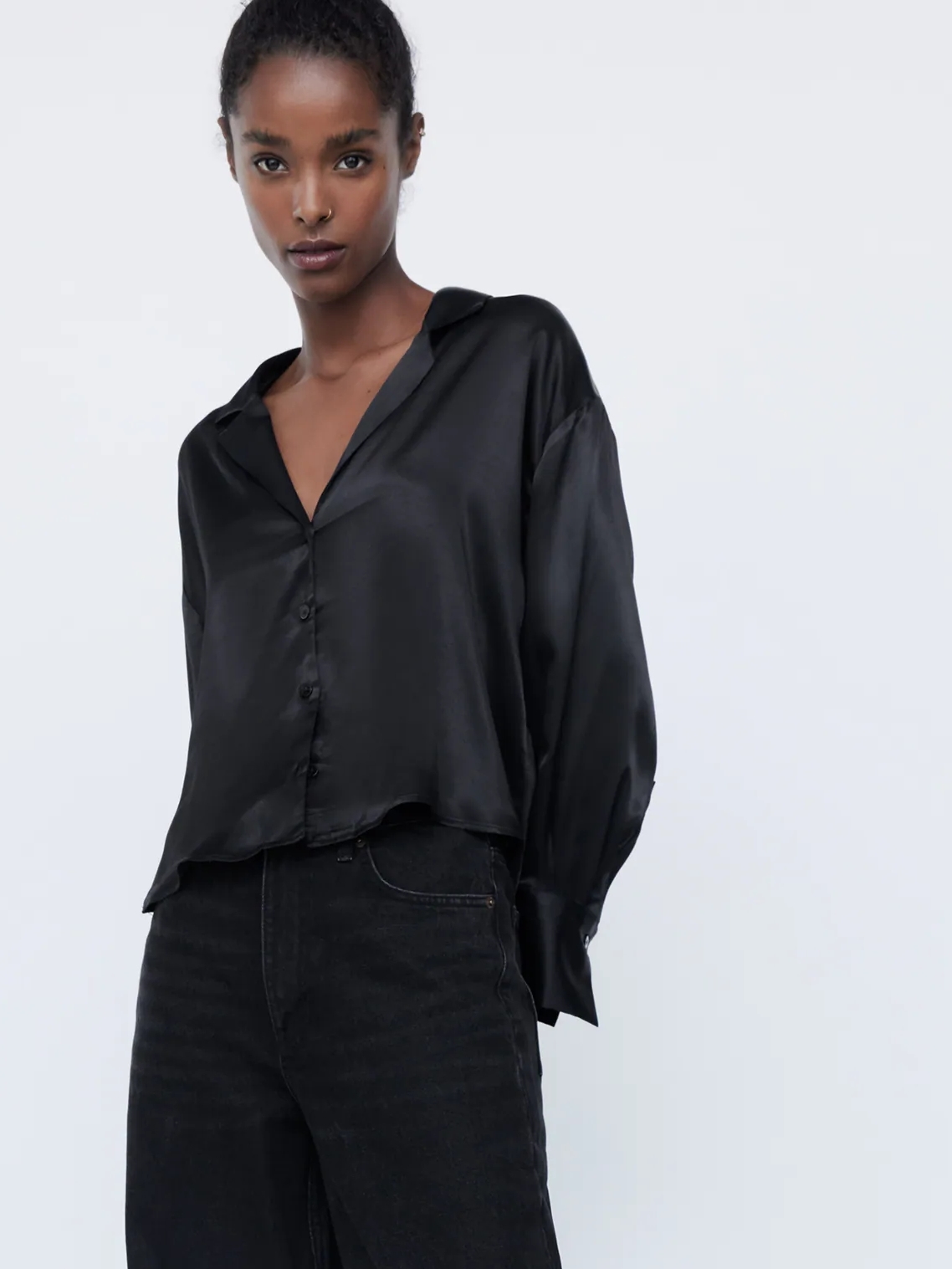 

Рубашка Zara 3067/932/800 XS Черная