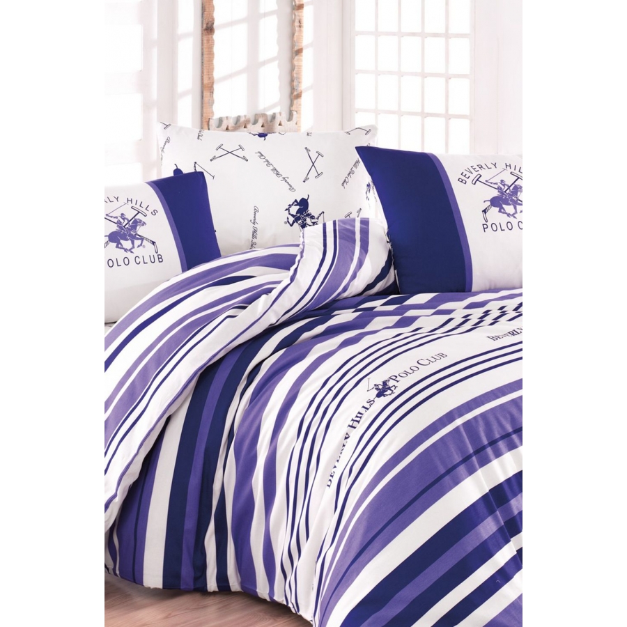 

Постельное белье Beverly Hills Polo Club ранфорс BHPC 029 Lilac евро (svt-2000022228619)