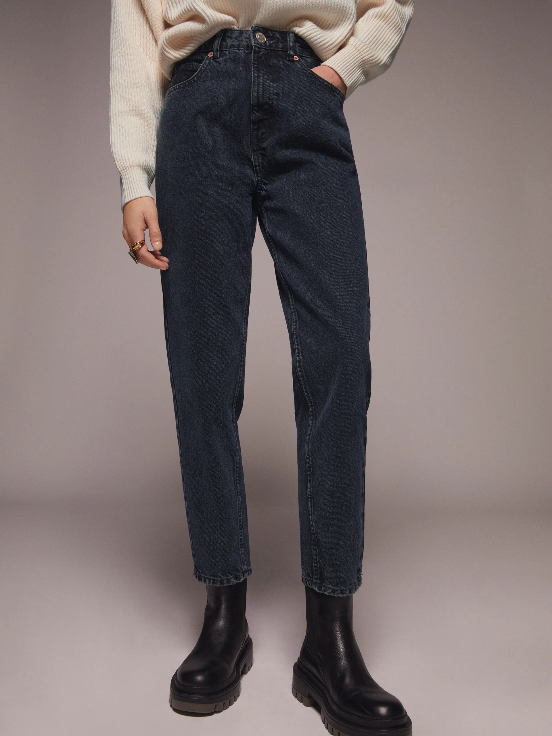 

Джинсы Zara 8197/333/462 40 Серые