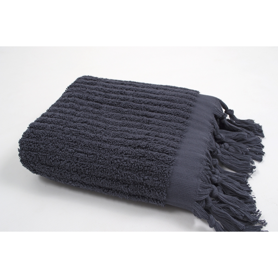 

Полотенце Barine Rib indigo синий 90*170 (svt-2000022233217)