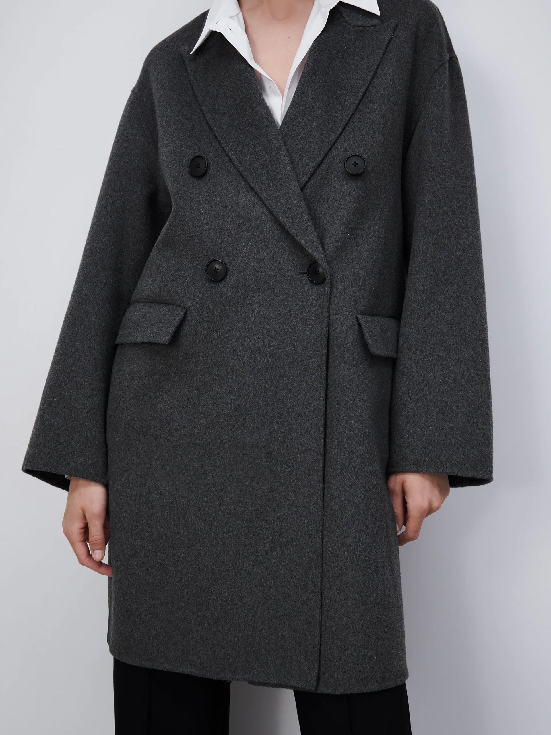 

Пальто Zara 8491/021/802 XL Серое