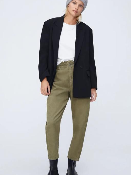

Брюки Zara 8836/790/505  Хаки, Брюки Zara 8836/790/505 38 Хаки