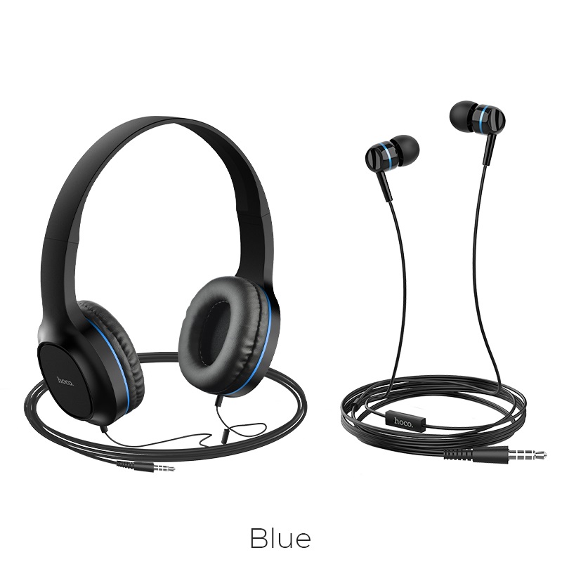 

Наушники Hoco W24 Enlighten (blue) - набор