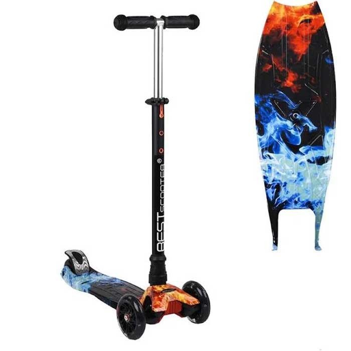 

Самокат BEST SCOOTER Maxi огонь и лед (1517)