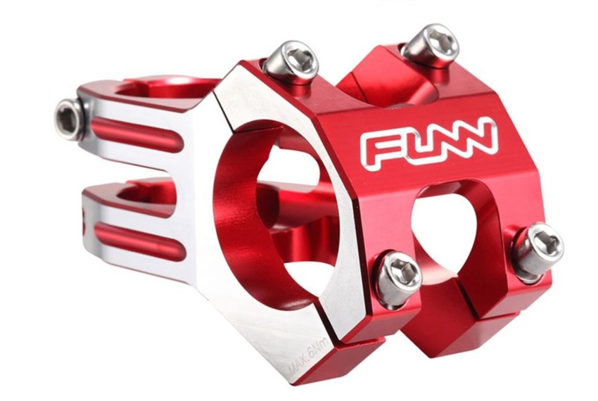 

Вынос руля Funn Funnduro Ano. Red w/ CNC finished shaft 60mm 0°