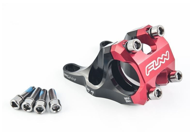 

Вынос руля Funn RSX Light Rock Shox Boxxer design Black/Red 45/50mm 15°