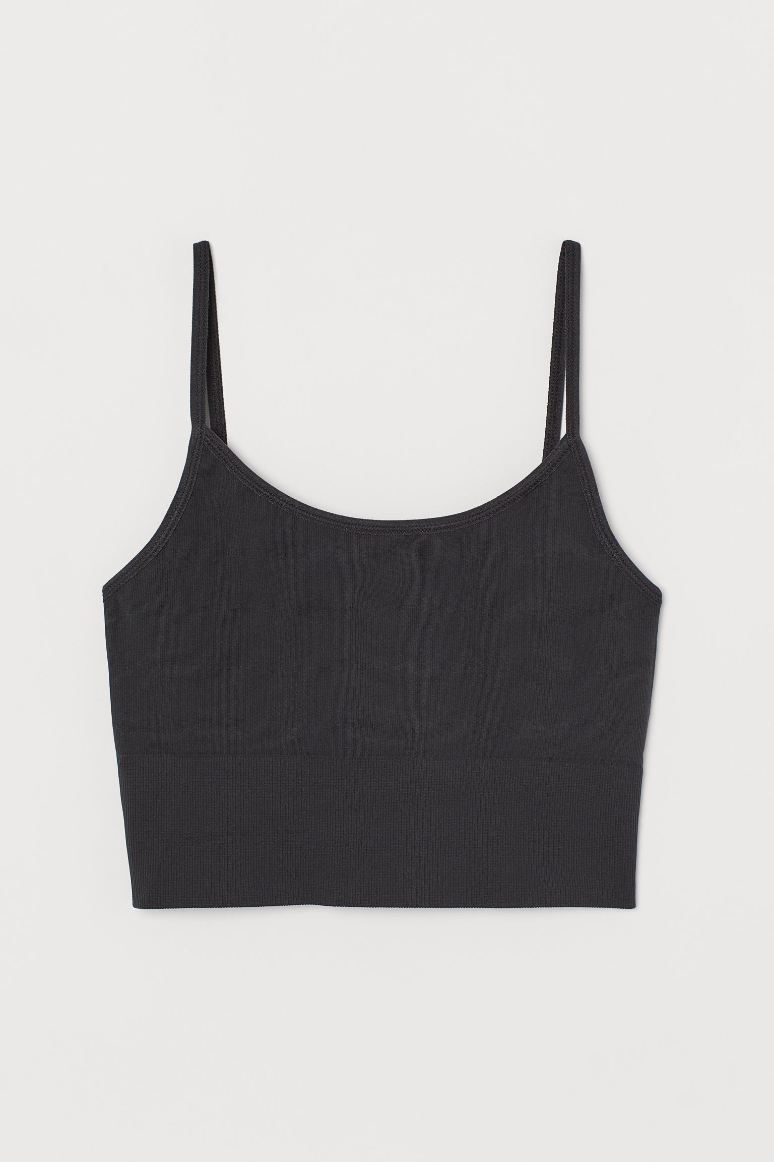 

Топ спортивный H&M SPORT S Темно-серый 8753502dm_Темно-серый