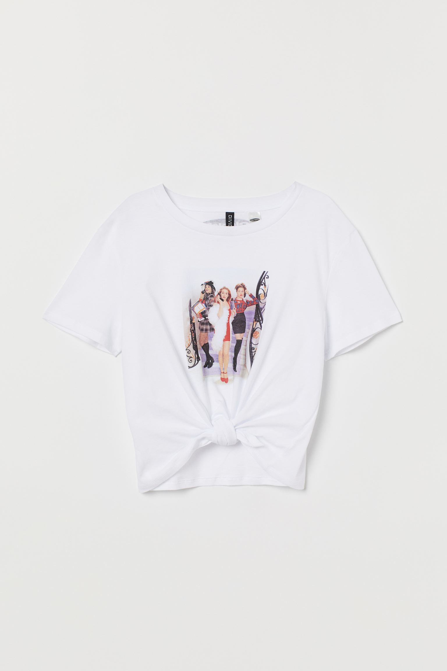 

Топ H&M S белый с принтом 7629239RP6_белый с принтом