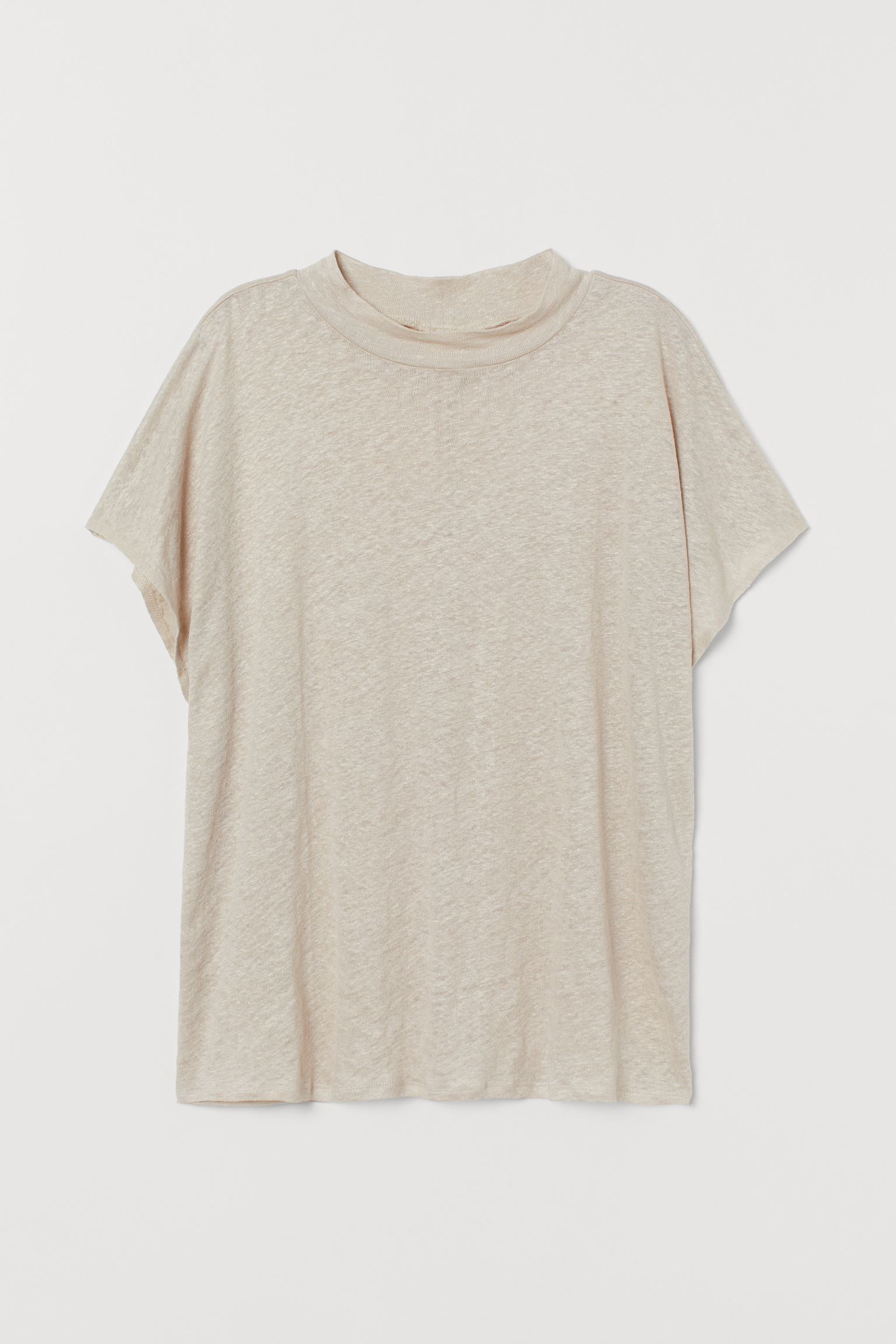 

Топ льняной H&M S Светло-бежевый 7926040sm_светло-бежевый