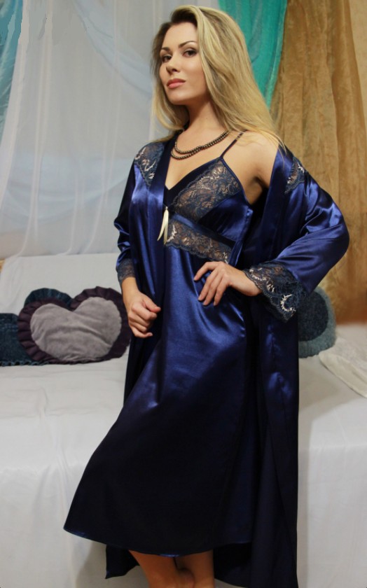 

Шелковый Комплект Халат и Сорочка FLEUR Lingerie Длинный Халат и Ночная Рубашка 36 () (P 39230, Шелковый Комплект Халат и Сорочка FLEUR Lingerie Длинный Халат и Ночная Рубашка 36 (S) (P 39230)