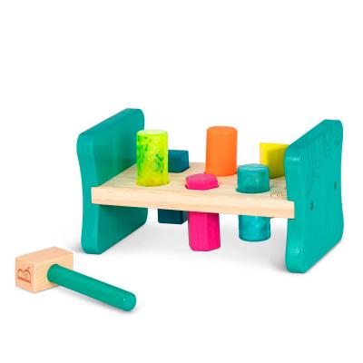 

Развивающая игрушка Battat деревянная игрушка-сортер - Бум-Бум (BX1762Z)