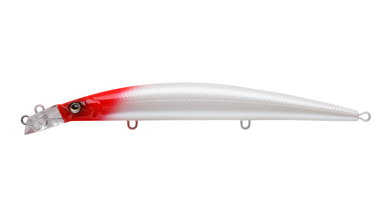 

Воблер Минноу Strike Pro Top Water Minnow 130, 130 мм, 15 гр, Загл. 0,1м.-0,7м., Плавающий, цвет: 022PF Milk Redhead, (JL-158F#022PF) (89539)