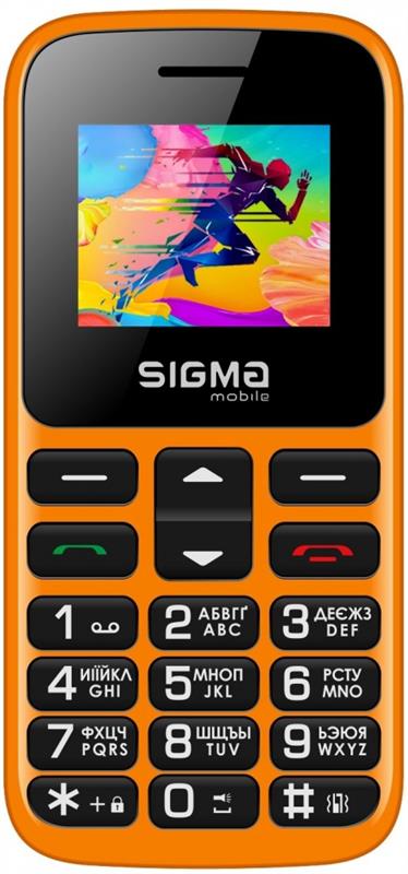 

Мобильный телефон Sigma mobile Comfort 50 Hit 2020 Dual Sim Orange