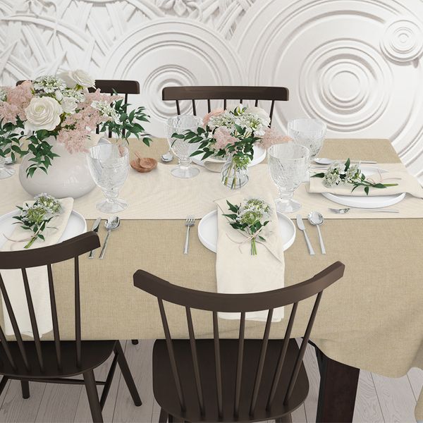 

Подарочный Набор Раннер 40*180 см + 6 салфеток 40*40 см (6 шт.) NOVA PEARL