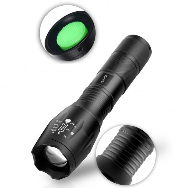 

Тактический Фонарь Bailong BL-1831 Cree XM-L-T6 аккумуляторный Мощный ручной фонарь (756231)